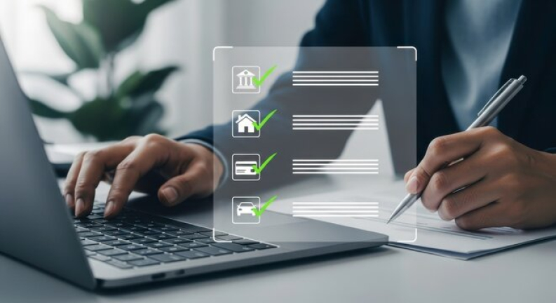 Online loan application